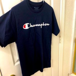 Mens blue champion T shirt